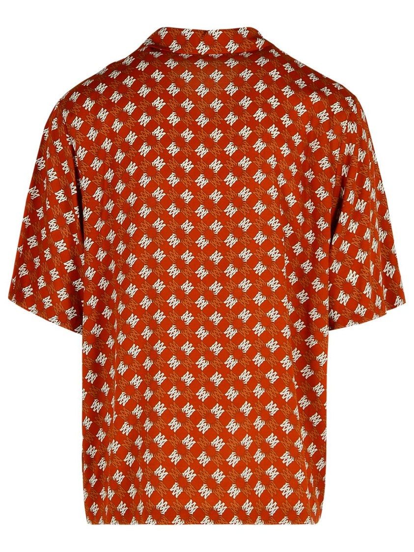 Amiri Starbus' Orange Viscose Shirt