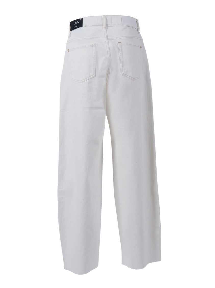 7 For All Mankind Bonnie Curvilinear Wide-Leg Jeans