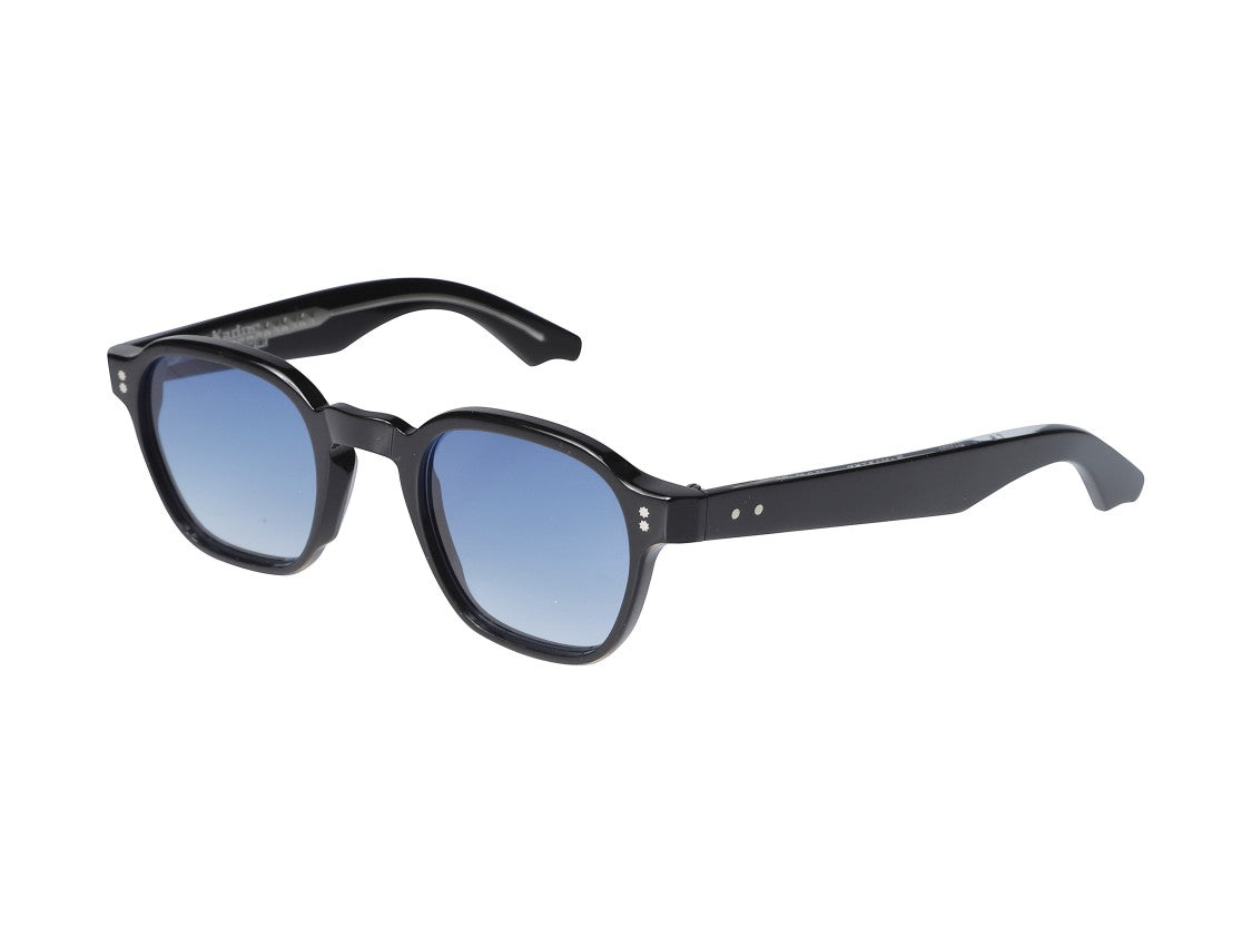 Kador Black K-Master Blue Gradient Acetate Sunglasses