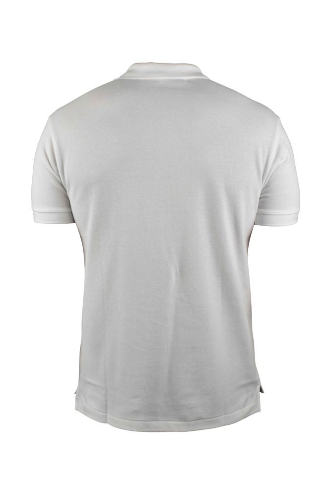 Comme Des Garçons Cotton Polo Shirt With Iconic Heart Emblems