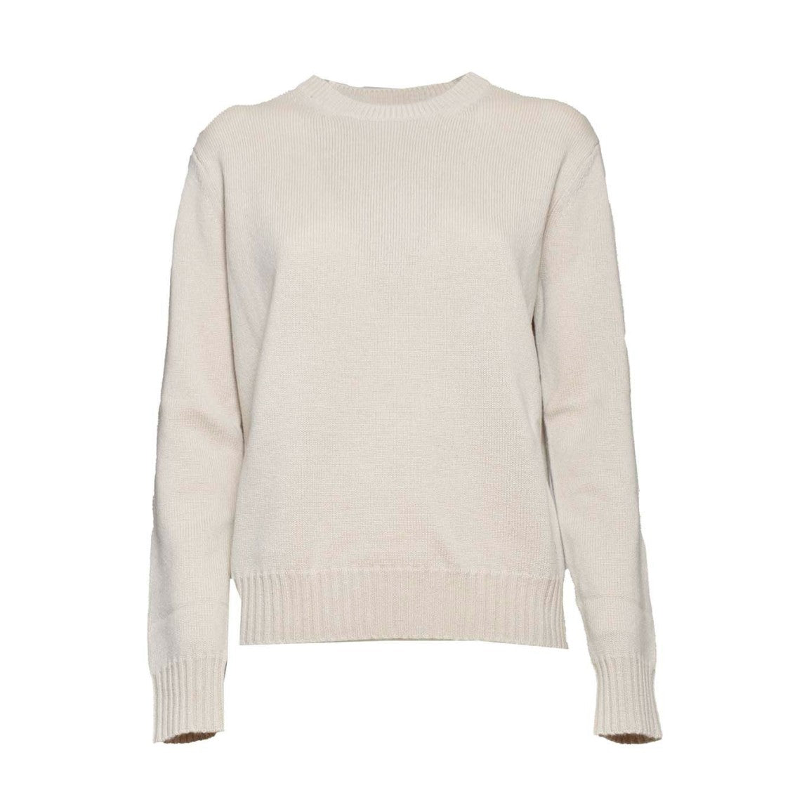 Max Mara Viglio Pullover In Beige Cashmere