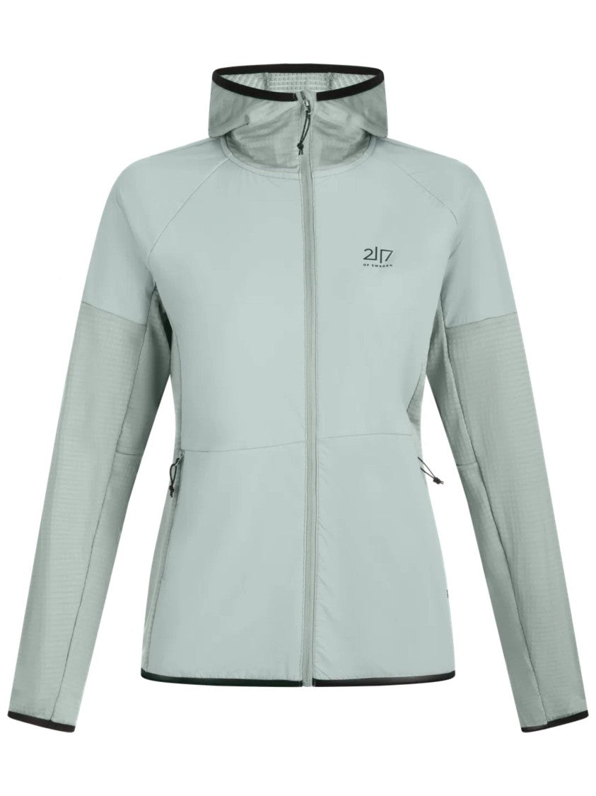 2117 Twentyone Seventeen Grey Trubo Fleece Fitted Zip Jacket