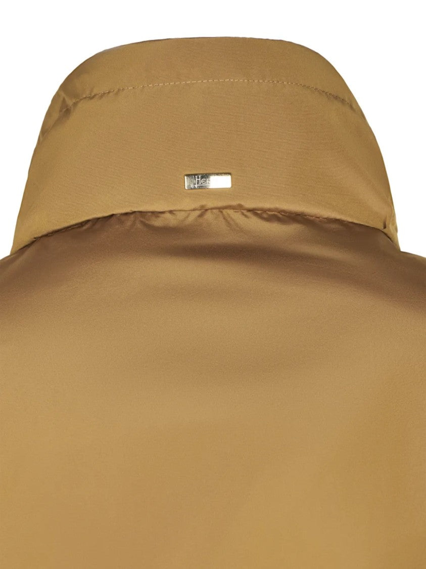 Herno Brown New Techno Taffeta Jacket