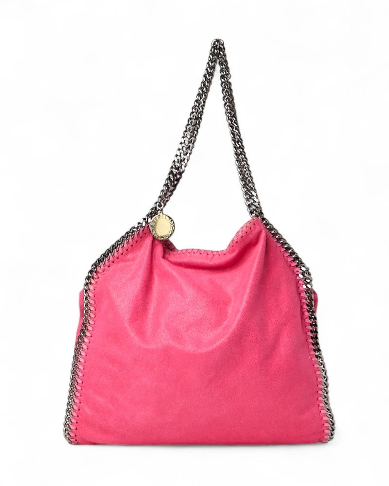 Stella Mccartney Medium 2 Chains In Fuchsia