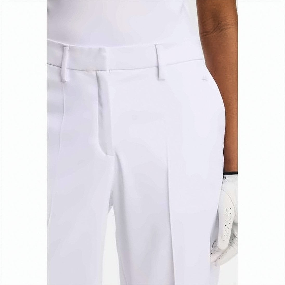 J Lindeberg Straight-Leg Tailored Pants With Concealed Fastening