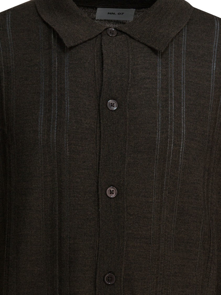 Nn.07 "Thor" Wool Blend Cardigan