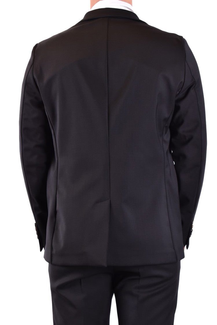 Rrd Tailored Black Blazer With Notch Lapel