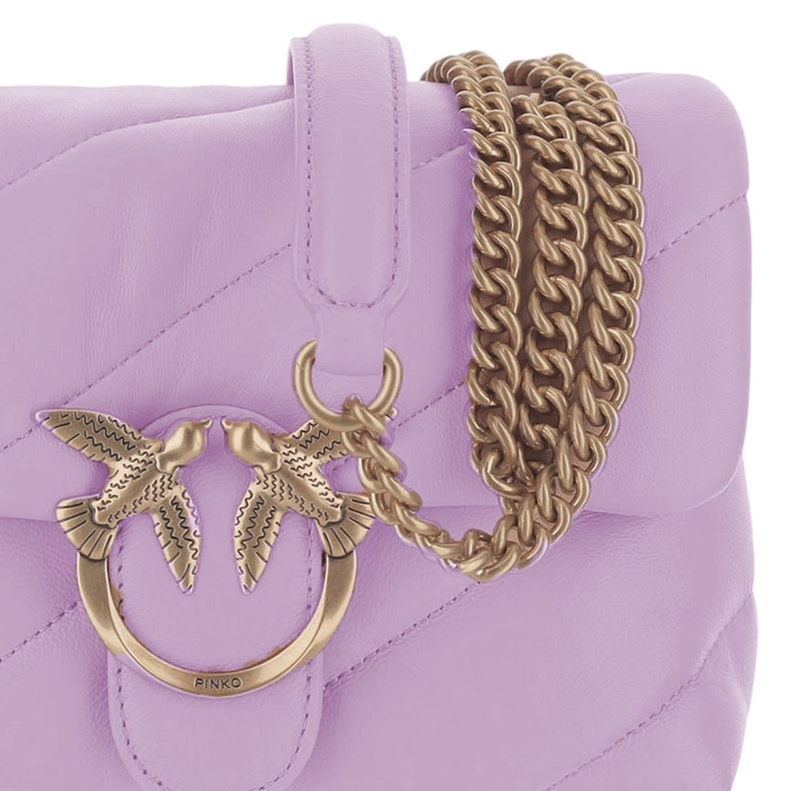 Pinko Quilted Nappa Leather Bag