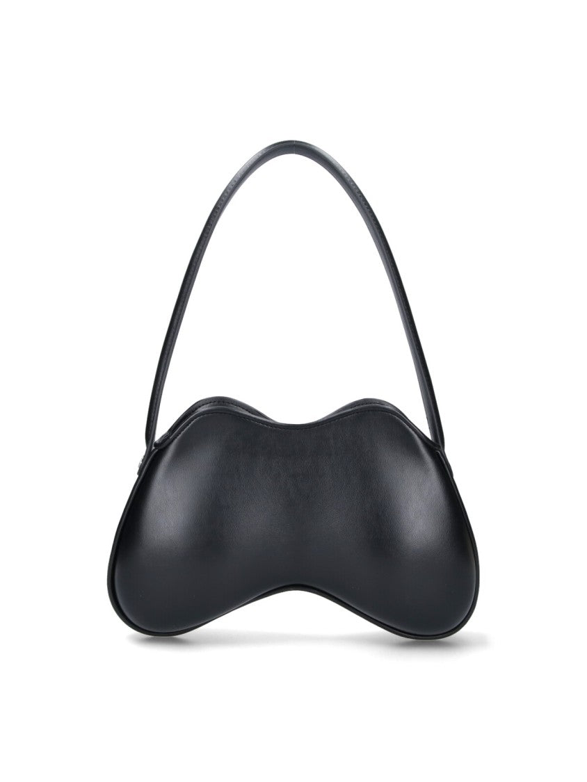 Diesel Minimalist Black Tote Bag With Silver Logo