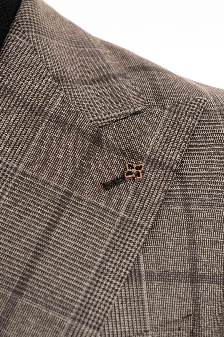 Tagliatore Super 130’S Virgin Wool Check Suit