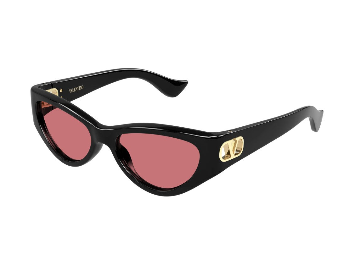 Valentino Gold Vg0014s Bold Cat-Eye Sunglasses