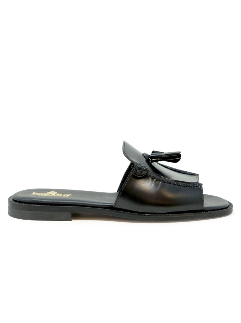 Sebago 73115Zw Will Black Leather Mules