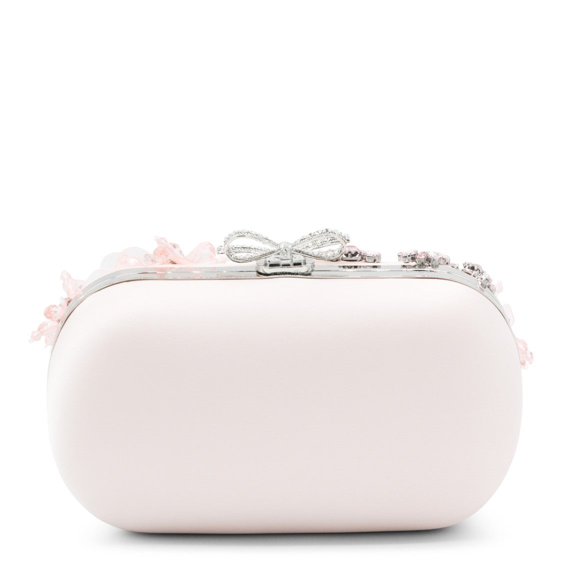 Self-Portrait Pink Embellished Clutch