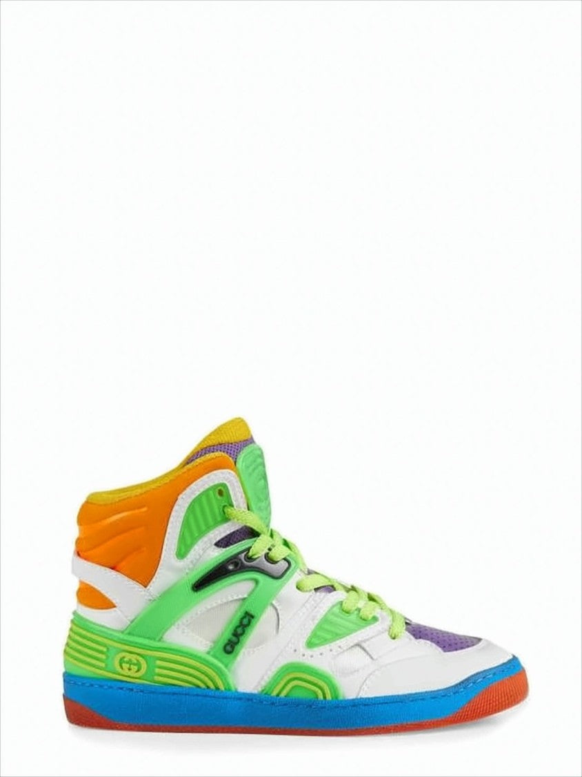 Gucci High-Top Sneakers In Vivid Multi-Color Design