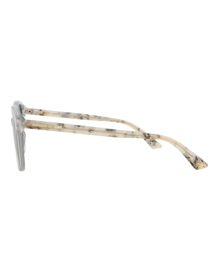 Alexander Mcqueen Round-Frame Acetate Sunglasses