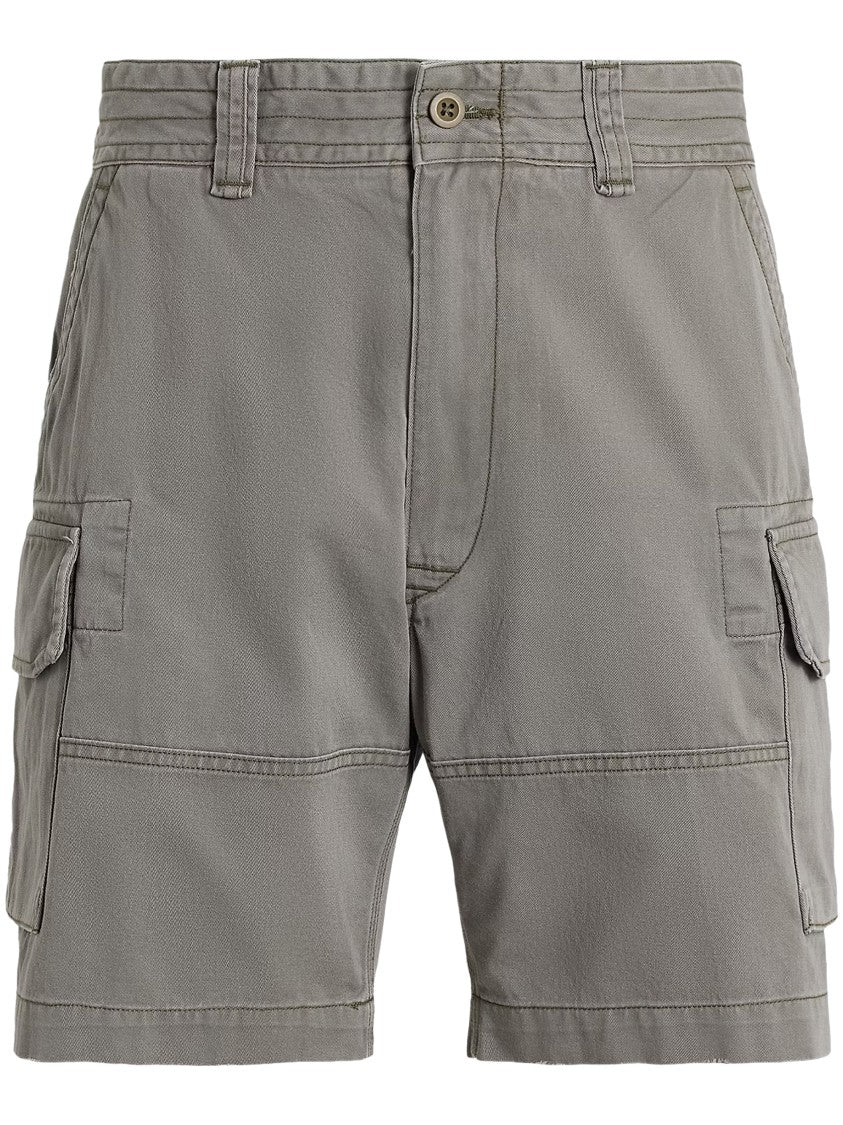 Polo Ralph Lauren Mid-Thigh Straight-Cut Shorts With Flap Pockets