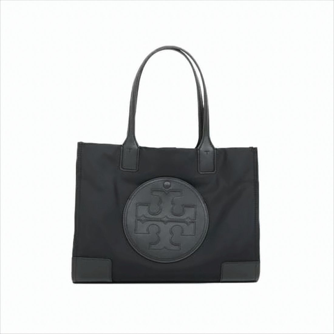 Tory Burch Nylon Tote Bag With Leather Accents