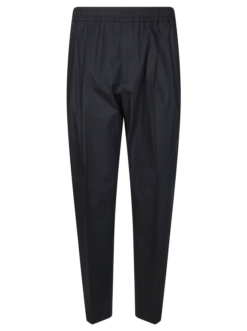 Be Able Lightweight Poplin Elastic Waist Straight-Leg Pants