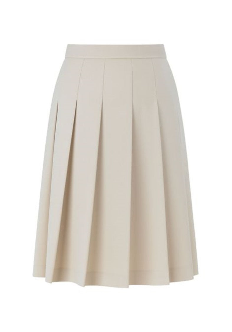 Max Mara Structured Midi Skirt With Elegant Pleats