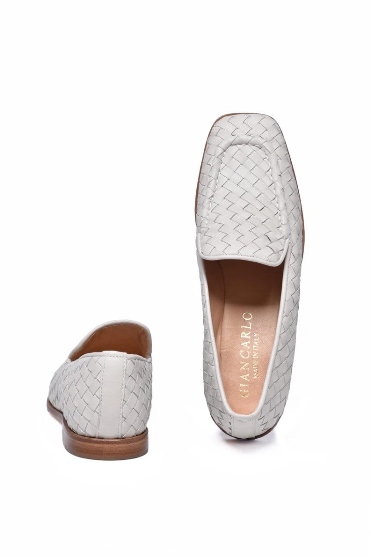 Giancarlo Abbigliamento Woven Loafer - White