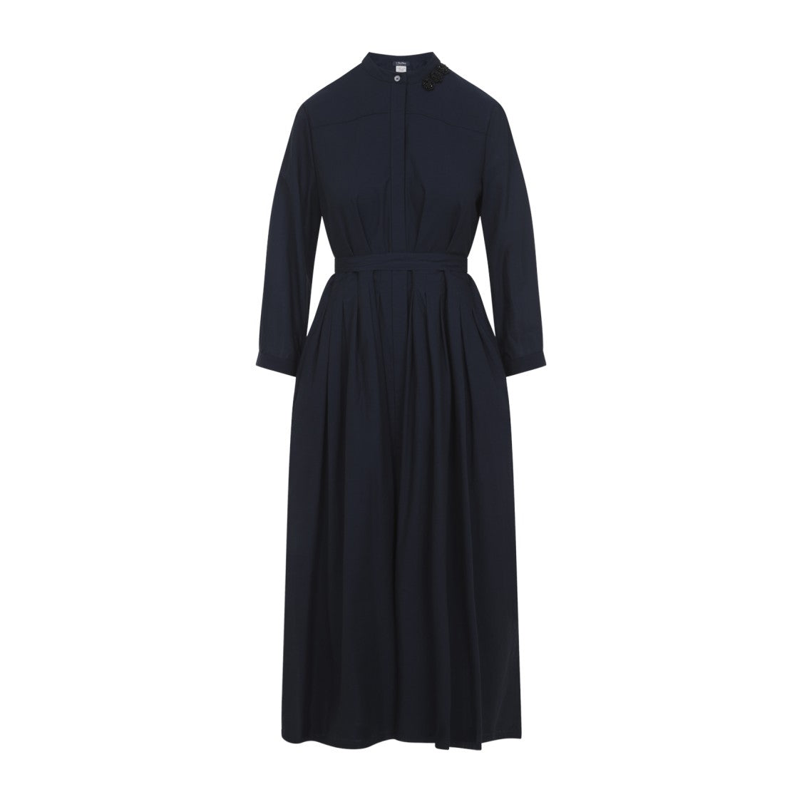 Max Mara Blue Cotton Dress