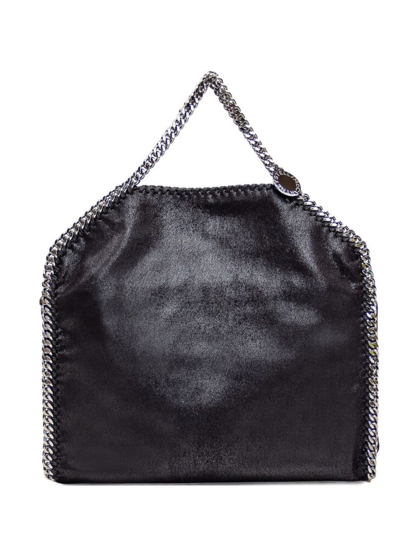 Stella Mccartney Chain-Link Trimmed Black Slouch Body Bag