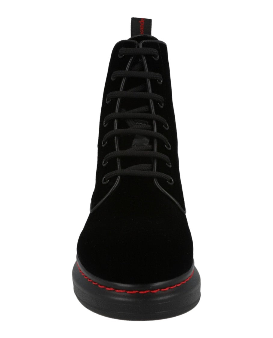 Alexander Mcqueen Hybrid Lace Up Boot