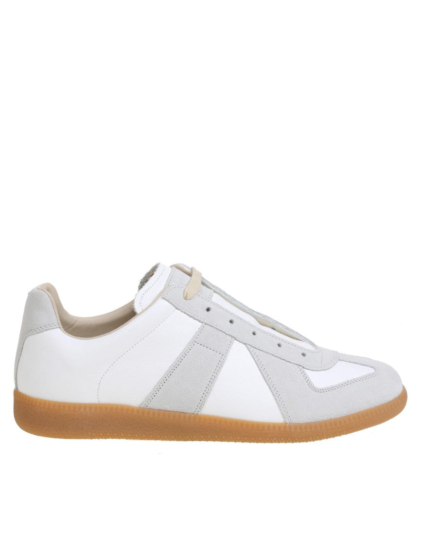 Maison Margiela Sneakers Replica In Leather And Suede