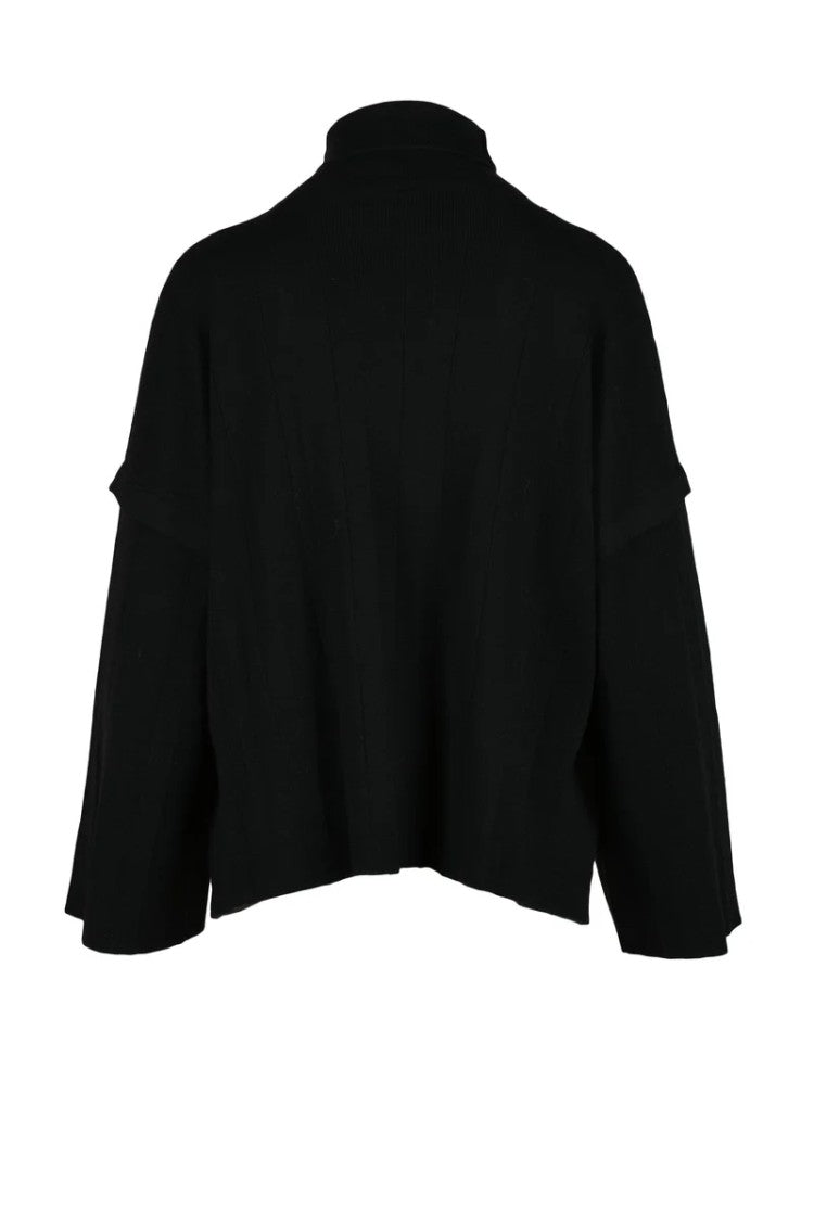 Pier Antonio Gaspari Virgin Wool Sweater - Black
