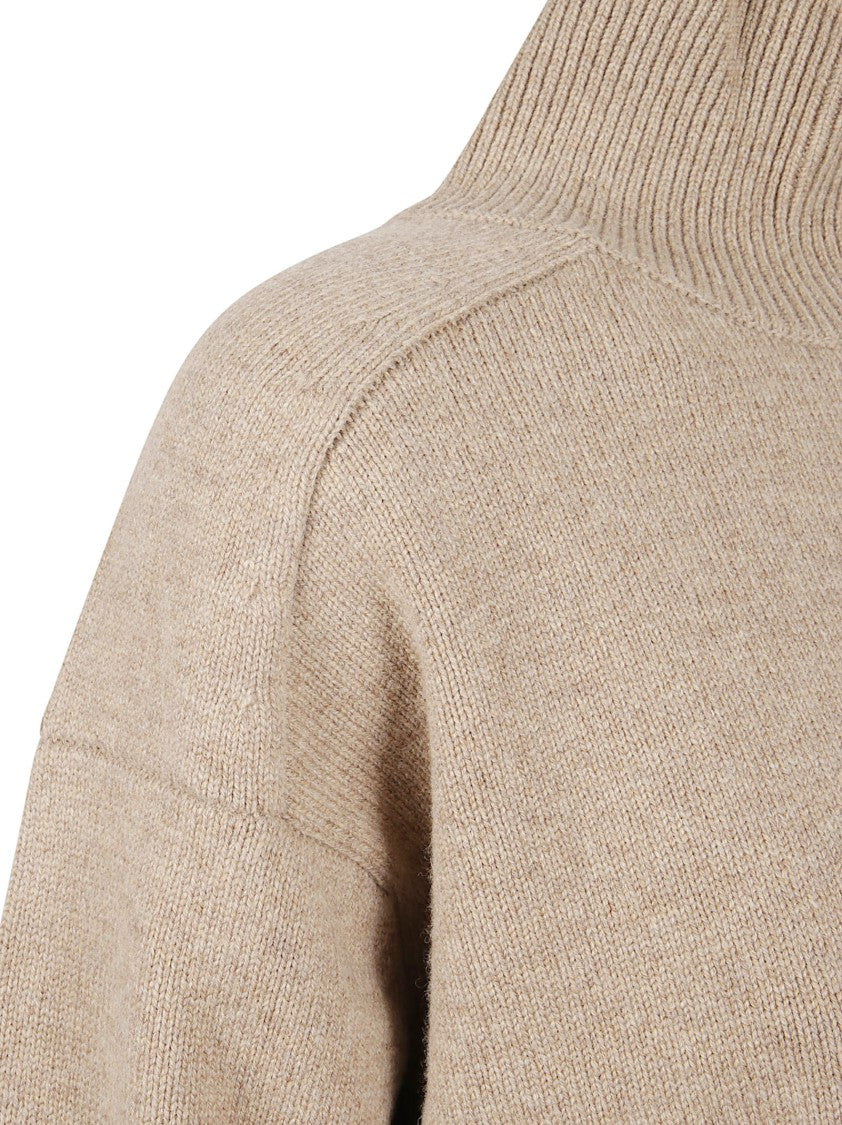 Tory Burch High Ribbed Mock Neck Sweater