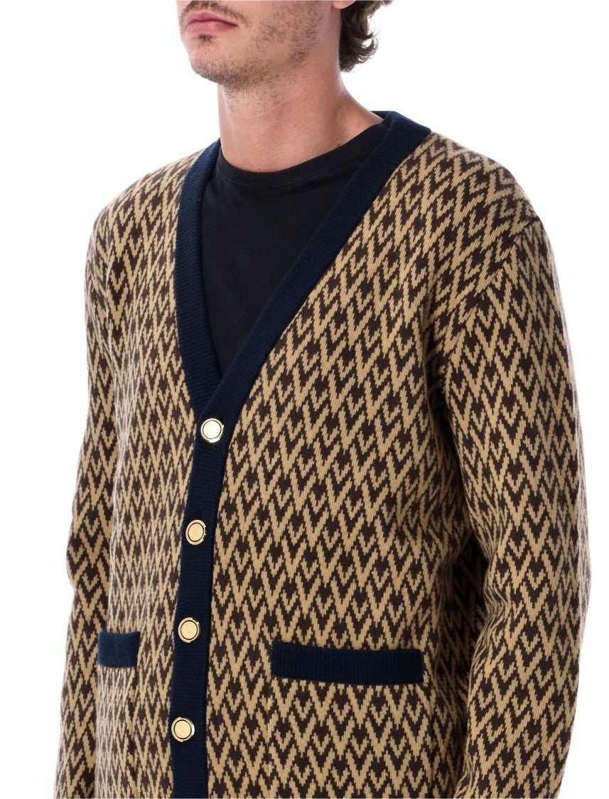 Valentino Garavani Toute La V Knit Cardigan