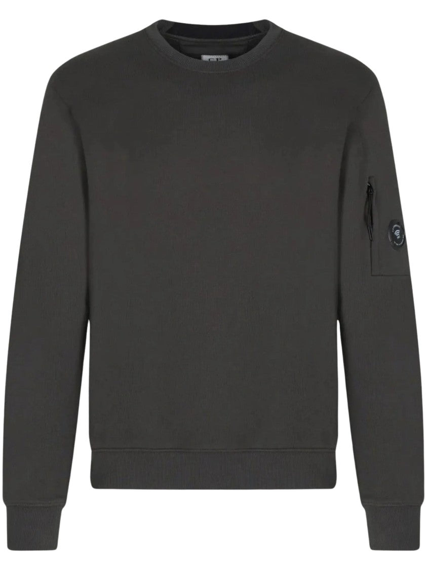 C.P. Company Diagonal Raised Fleece Lens Crewneck Sweatshirt