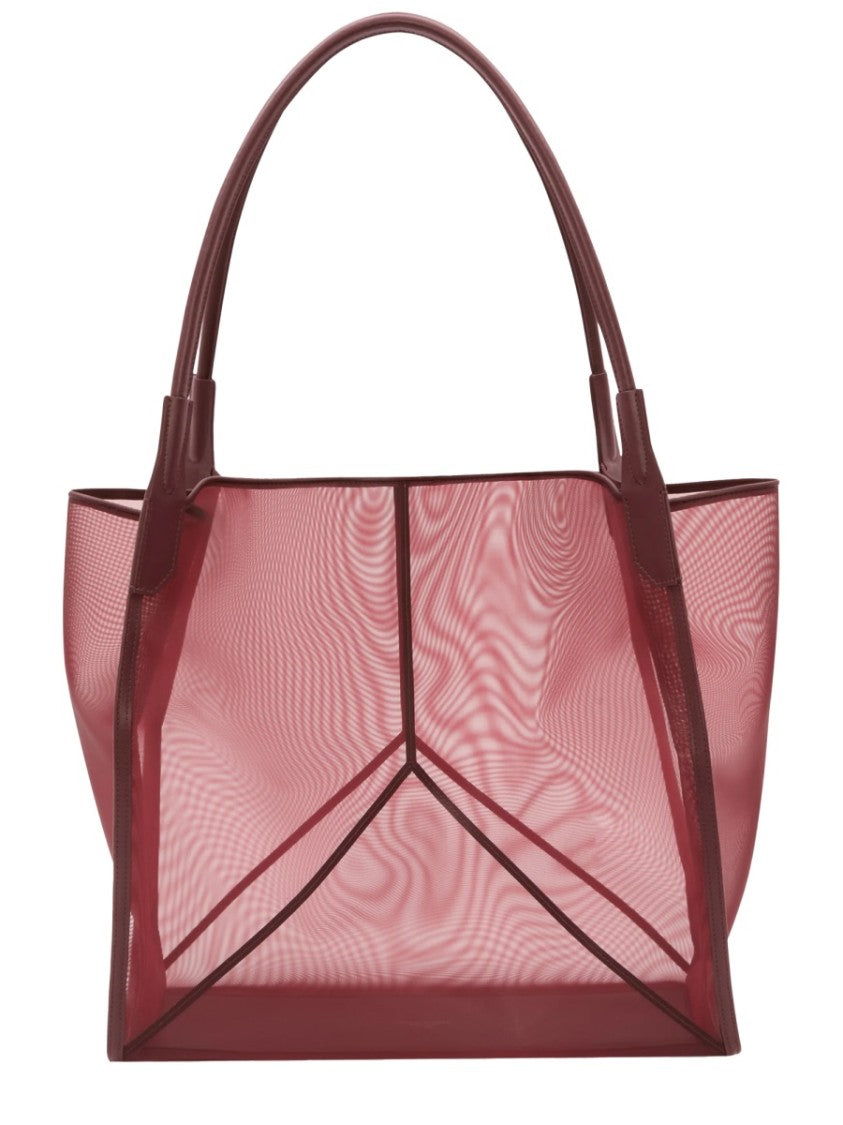 Victoria Beckham Translucent Mesh Panel Tote Bag