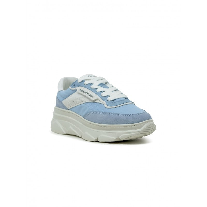 Copenhagen Mix Light Blue Suede/Fabric Sneakers