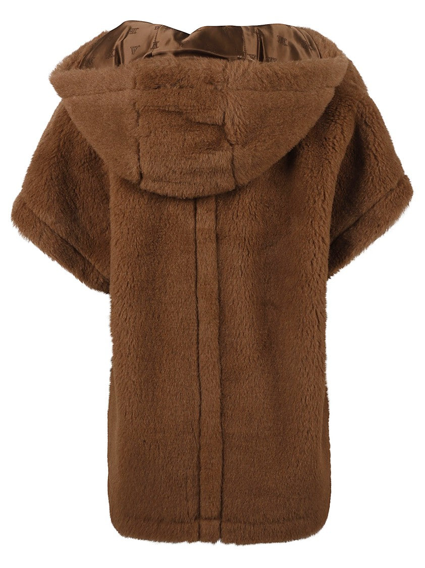 Max Mara Plush Brown Oversized Jacket