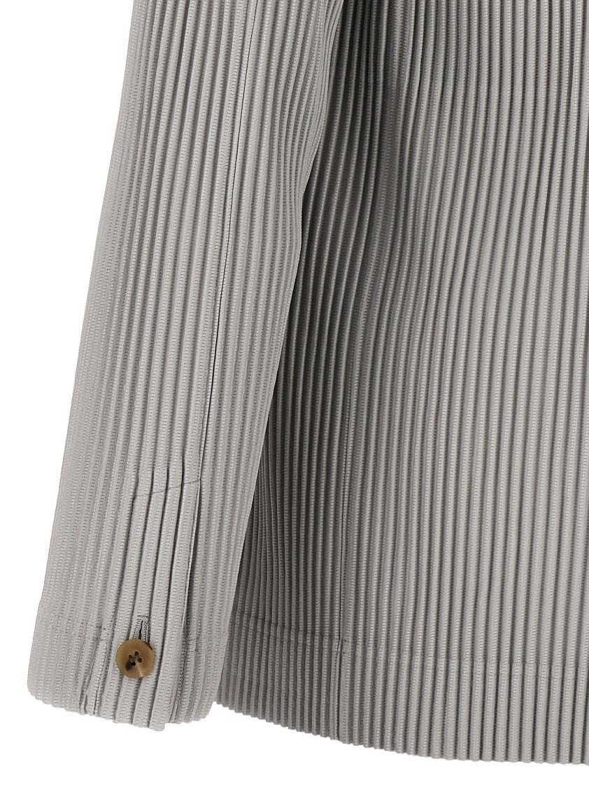 Homme Plissé Issey Miyake Single-Breasted Pleated Blazer