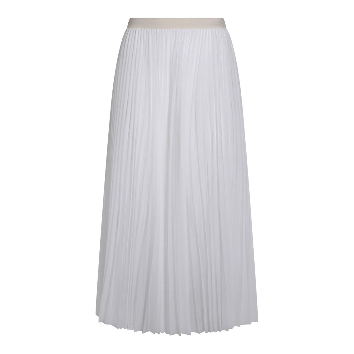 Fabiana Filippi Butter Pleated Long Maxi Skirt