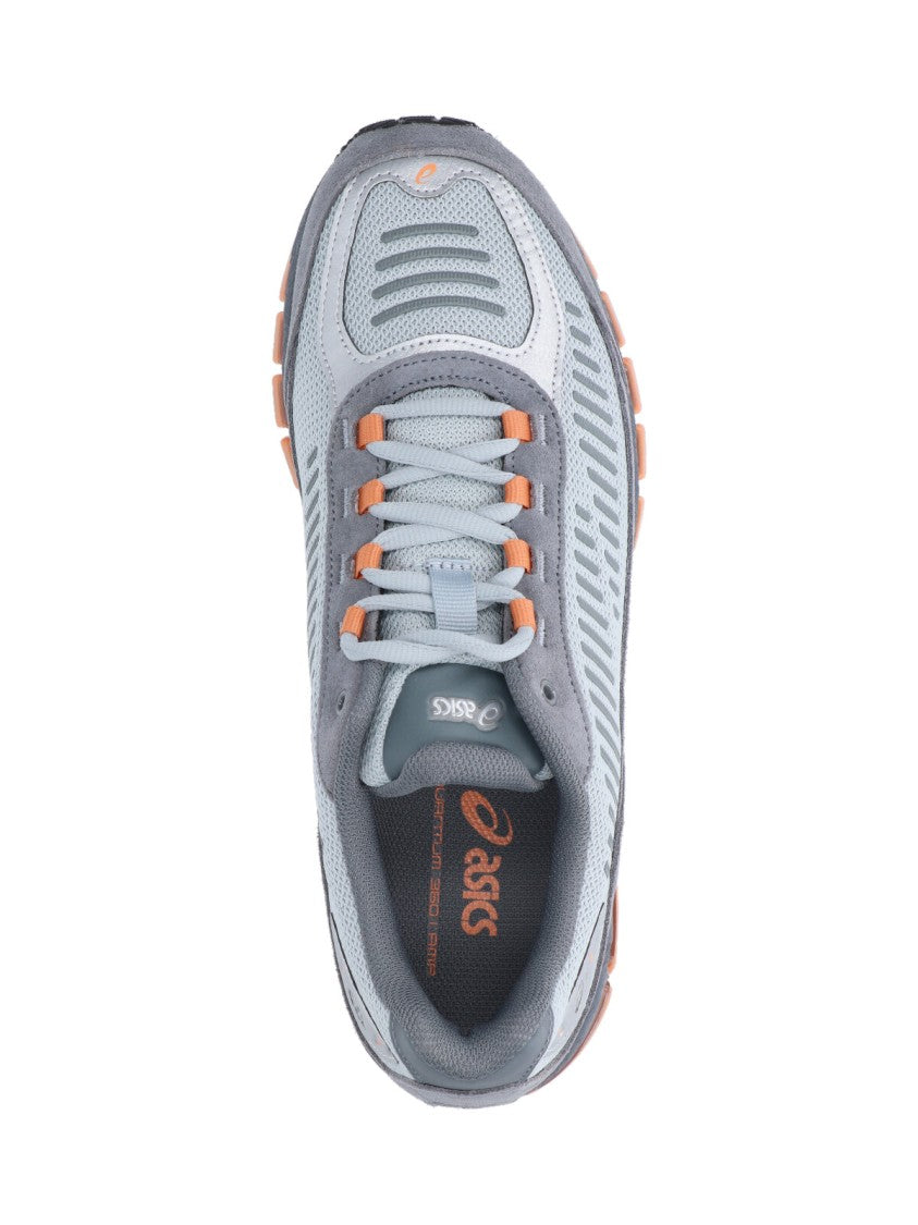 Asics Streamlined Grey Sneakers With Accent Details