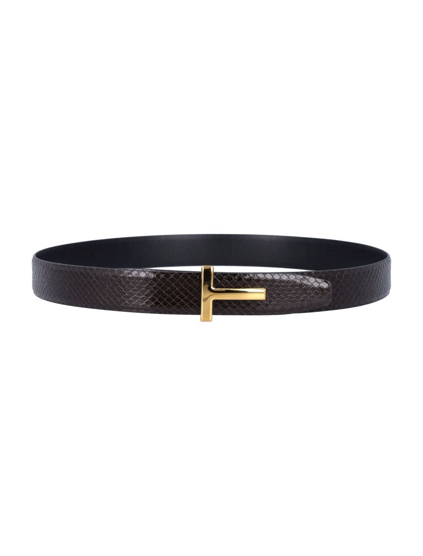 Tom Ford Printed Python Belt