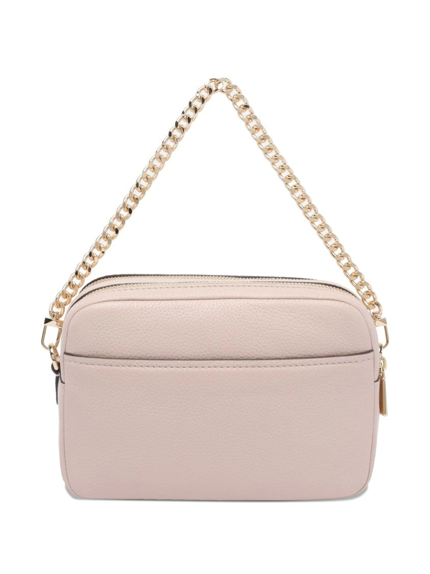 Michael Kors Leather Rectangular Shoulder Chain Handle Bag
