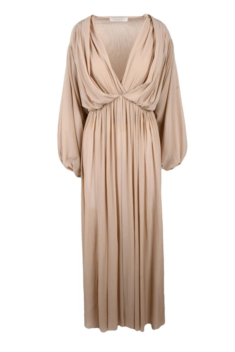 Dress PHILOSOPHY DI LORENZO SERAFINI Woman color Sand