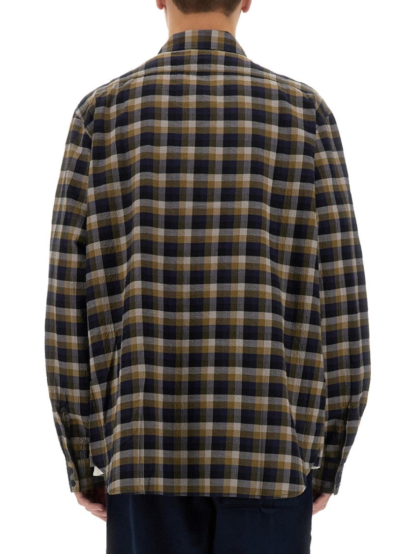 Ymc "Bb" Relaxed Fit Plaid Shirt