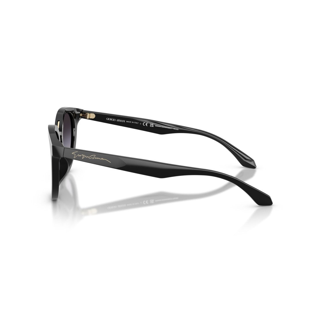 Giorgio Armani 0Ar8252u Cat-Eye Sunglasses With Gradient Lenses And Gold-Tone Accent