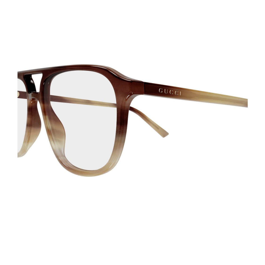 Gucci Havana Gg2237o Linea Institutional Logo Eyeglasses