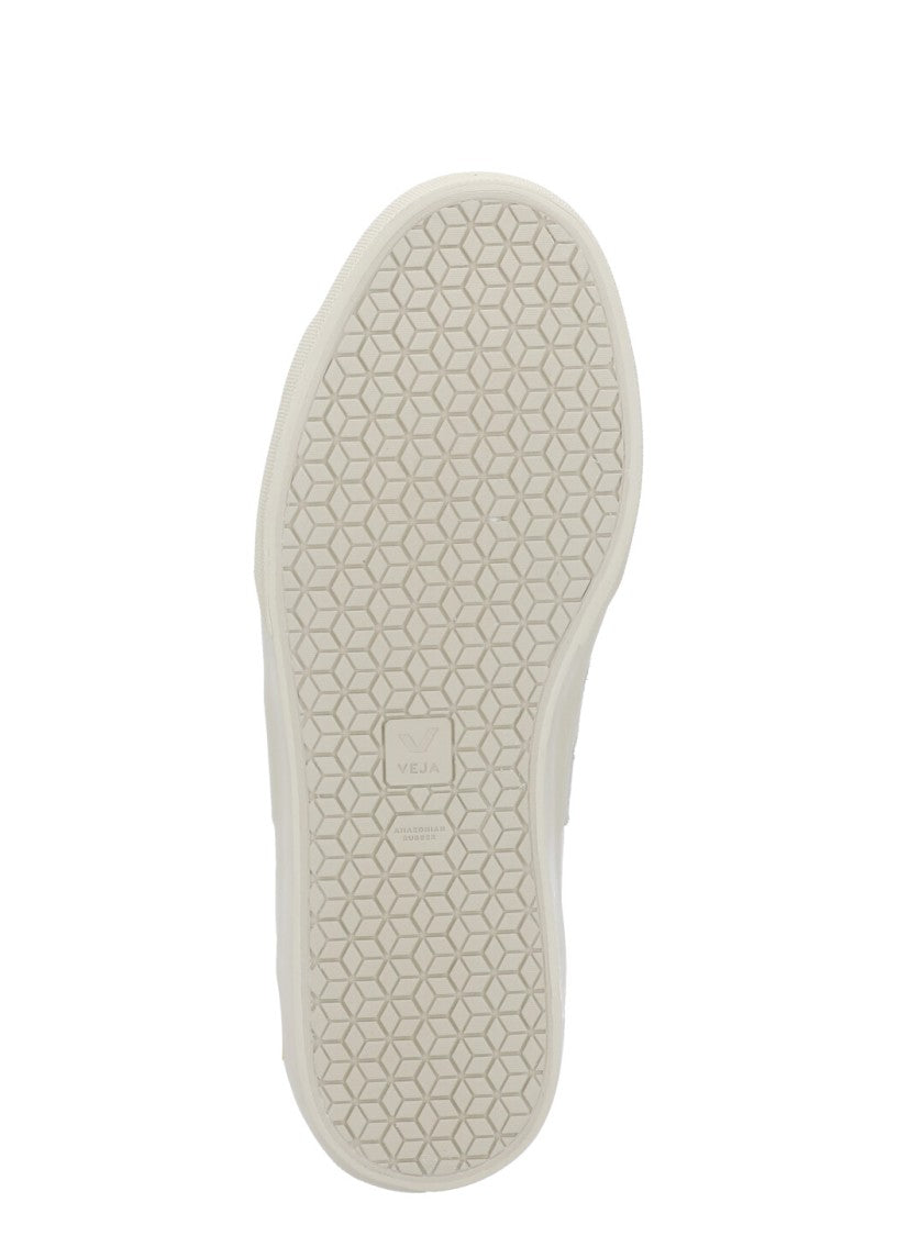 Veja White Campo Suede Leather Sneakers