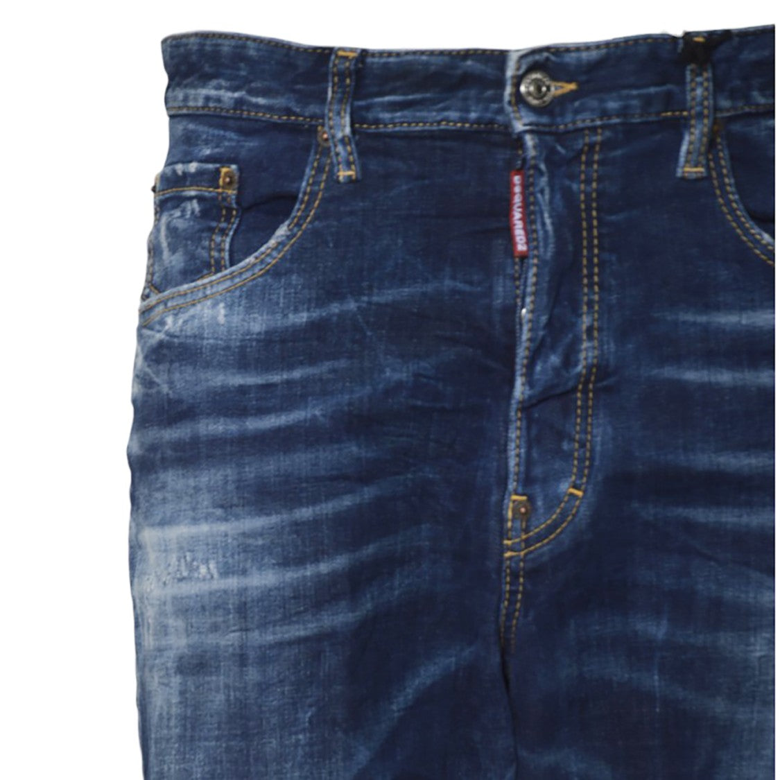 Dsquared2 Classic Five-Pocket Denim Jeans With Vintage Detailing