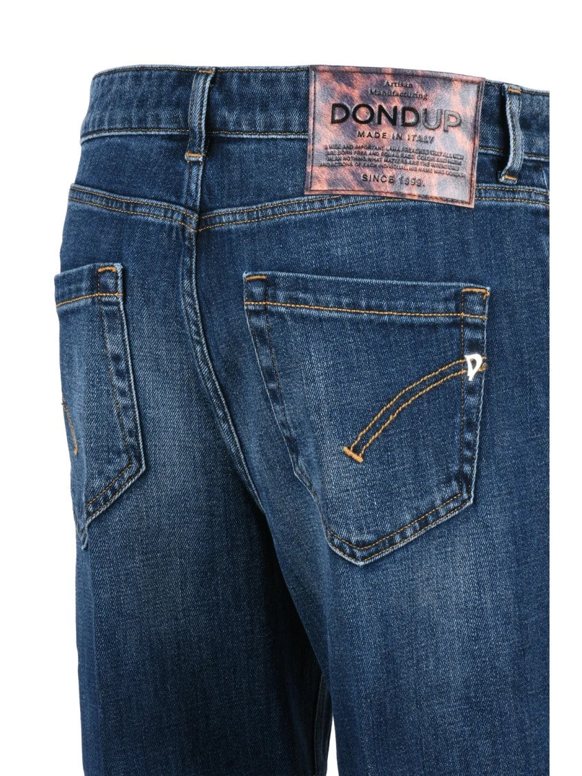 Dondup Blue Koons Gioiello Loose-Fit Stretch Jeans