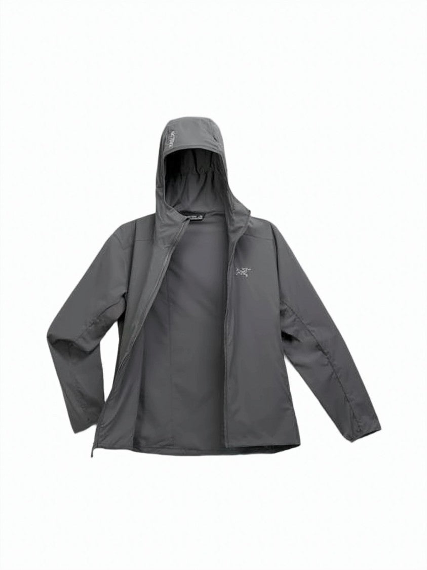 Arc'teryx Matte-Finish Lightweight Jacket With Fitted Hood