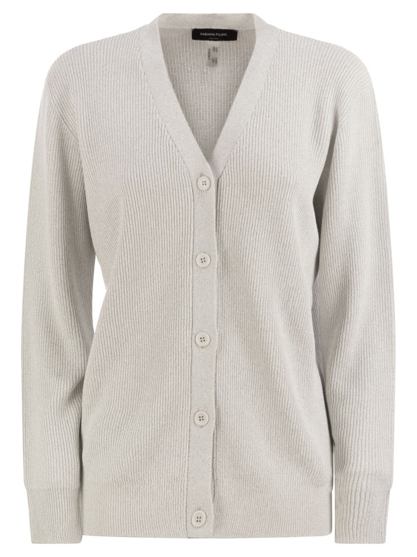 Fabiana Filippi English Ribbed Cardigan