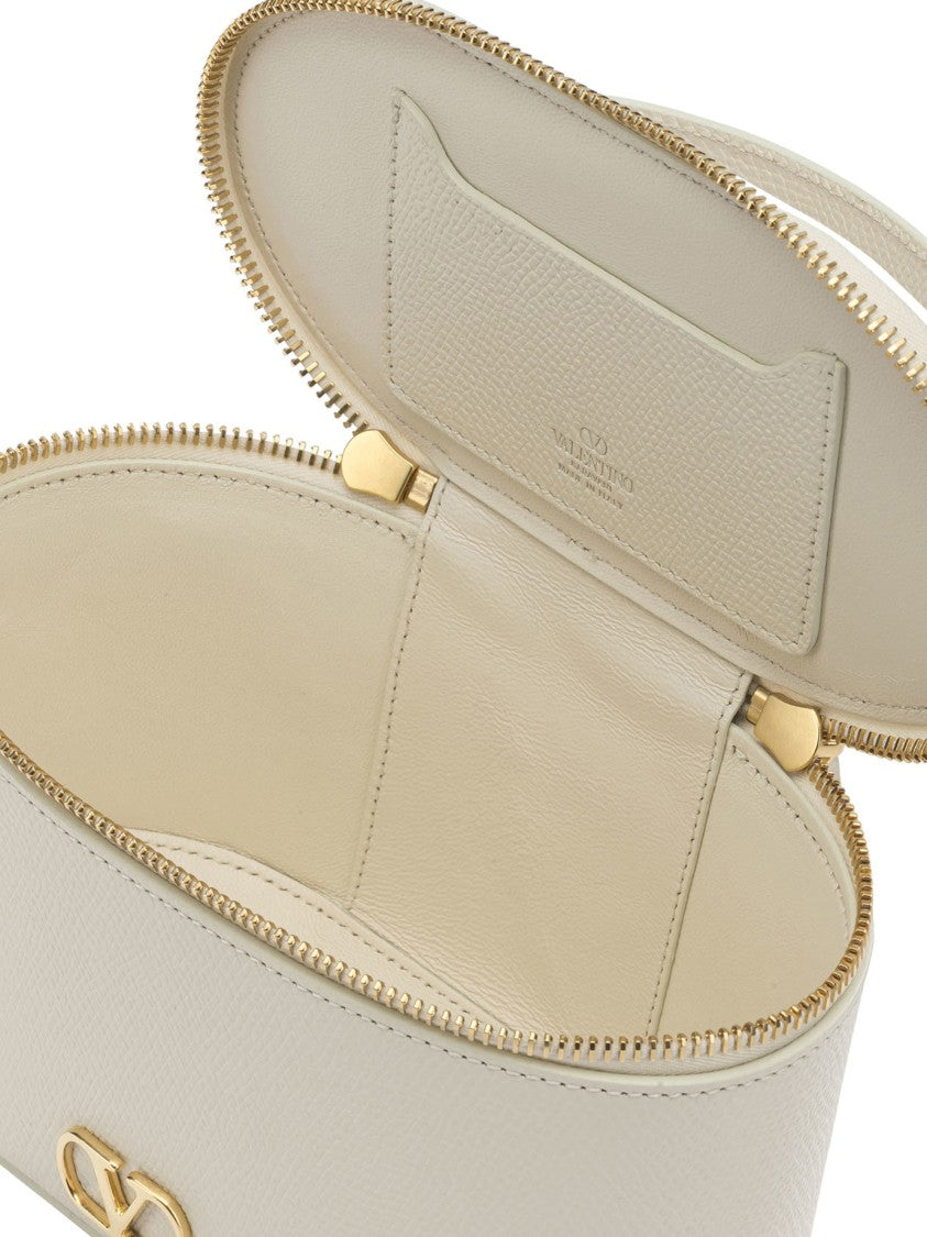 Valentino Garavani Textured Calf Leather Handbag